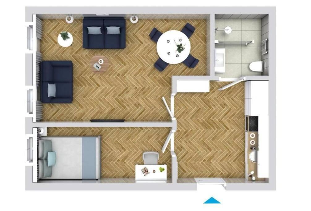 Apartamenty - Mi Happy II Varşovia Exterior foto
